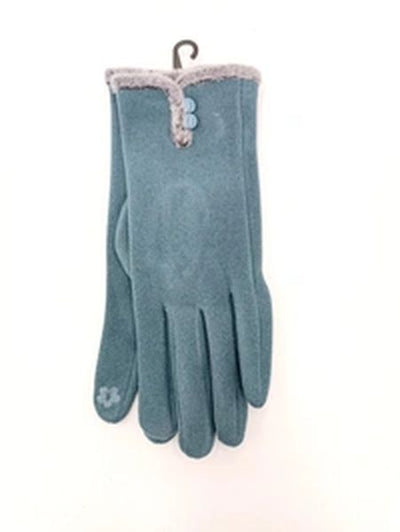 LADIES 2 BUTTON GLOVE G-9521-JADE