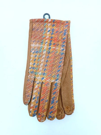 LADIES WEAVE GLOVE G-9529-TAN