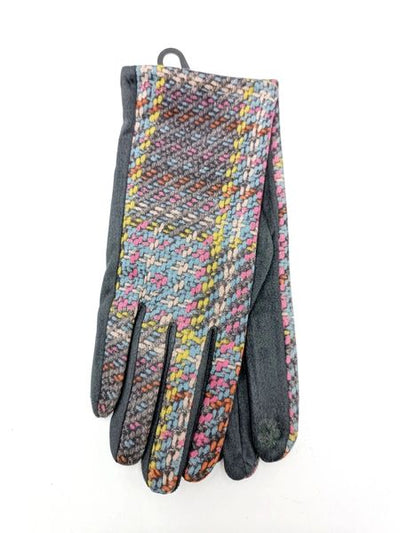 LADIES WEAVE GLOVE G-9529-GREY
