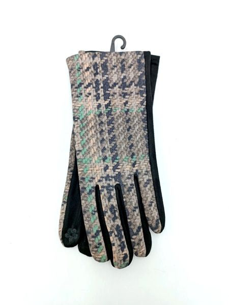 LADIES WEAVE GLOVE G-9529-BLACK