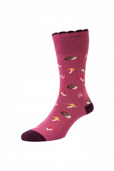 HJ LOOSE TOP  COTTON RICH HJ545 COUNTRY LIFE-SANGRIA