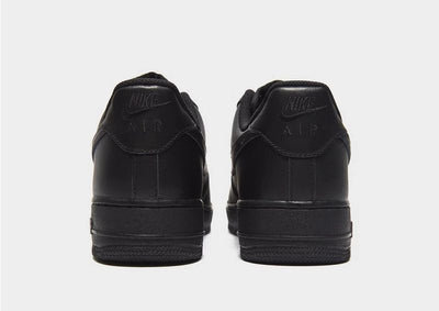 NIKE AIRFORCE ONE -BLACK SIZES 3-7.5