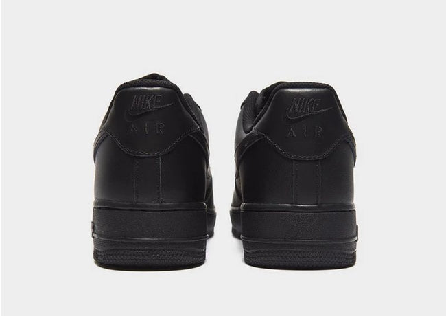 NIKE AIRFORCE ONE -BLACK SIZES 3-7.5