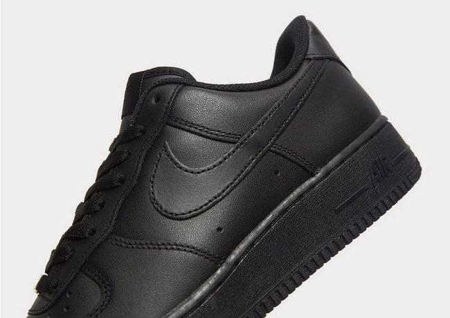 NIKE AIRFORCE ONE -BLACK SIZES 8-12