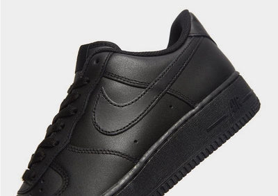 NIKE AIRFORCE ONE -BLACK SIZES 3-7.5
