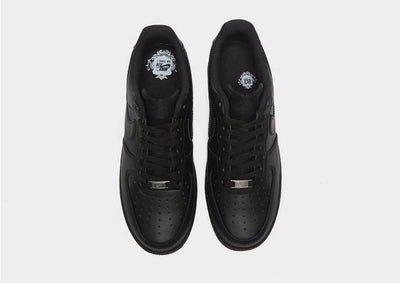NIKE AIRFORCE ONE -BLACK SIZES 8-12