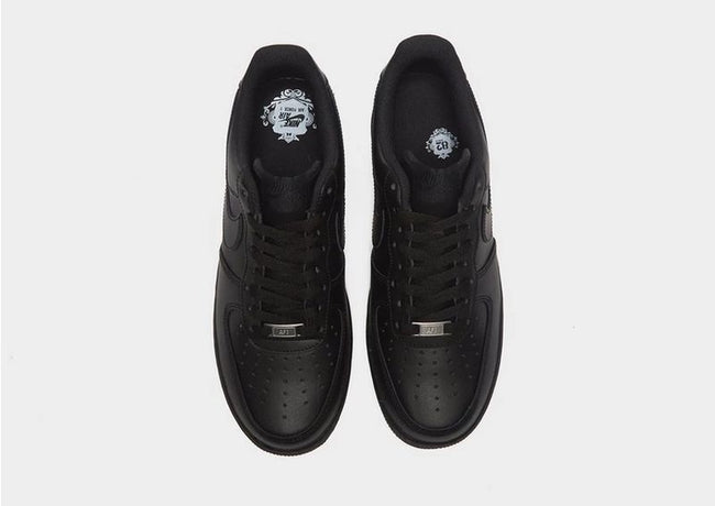 NIKE AIRFORCE ONE -BLACK SIZES 3-7.5