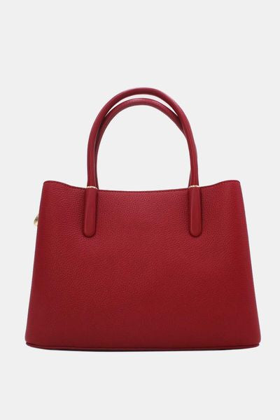 MED TEXTURED LEATHER EFFECT 6194-RED