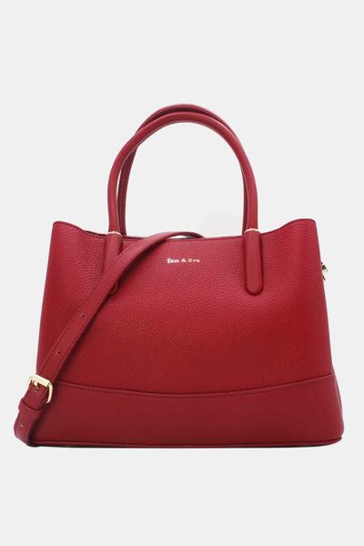 MED TEXTURED LEATHER EFFECT 6194-RED