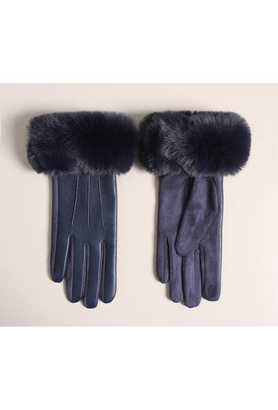 MM SWEET G1682 TOUCH SCREEN GLOVE WITH FUR