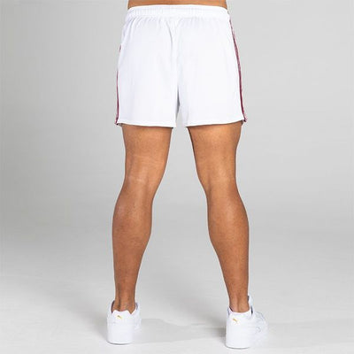 MOURNE SHORTS-MAROON WHITE