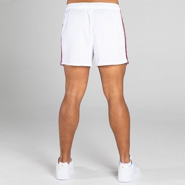 MOURNE SHORTS-MAROON WHITE