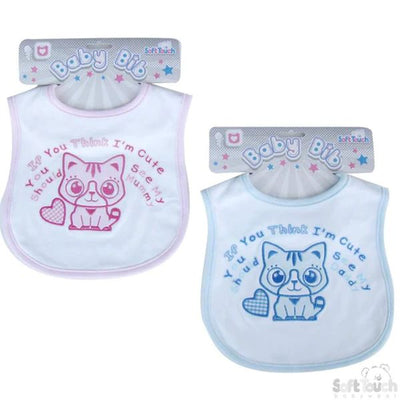 IF YOU THINK I'M CUTE BABY BIBS P3575-P