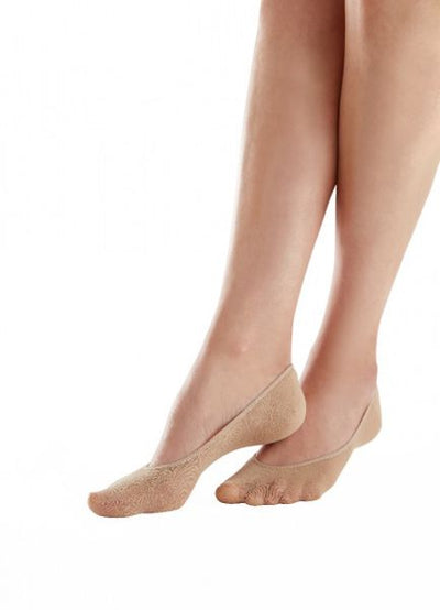 PRETTY POLLY LEGWORKS FOOTSIE 2 PACK PLEL66