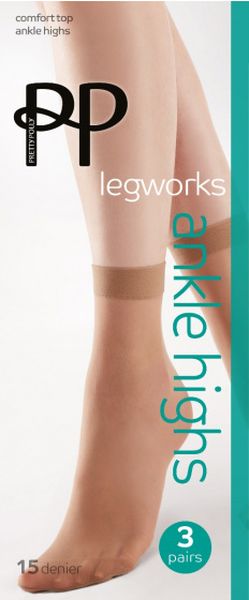 Pretty Polly Ankle High 3 Pack