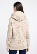 RAGWEAR  GRISELL PRINT HOODY 2421-30018-ECRU