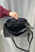 ITALIAN LEATHER HANDBAG CO20810-BLACK