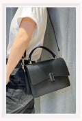 ITALIAN LEATHER HANDBAG CO2274-BLACK