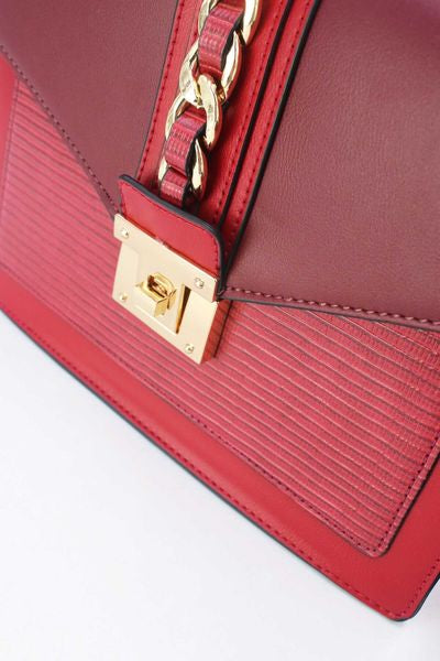 CHIC CROSS BODY  8012-BURGANDY