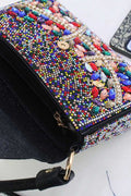 EVENING RHINESTONE HANDBAG 25P-6142-MULTI  COLOR
