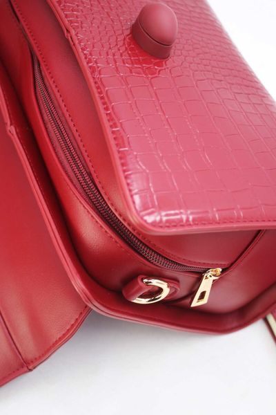 VINTAGE STYLE CROC EFFECT 5764-RED