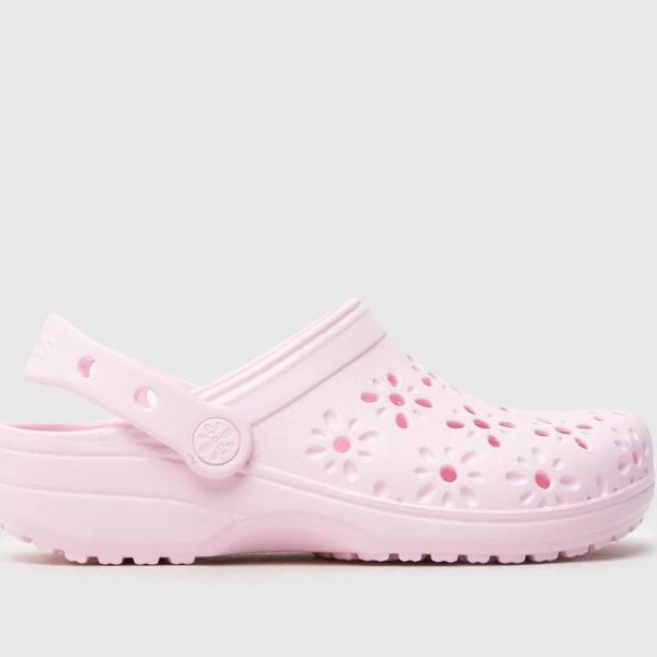 CROCS CLASSIC CUTOUTS  KIDS-PINK