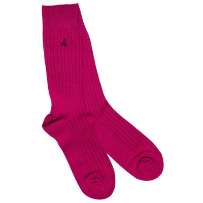 SWOLE PANDA CERISE BAMBOO SOCKS SP100