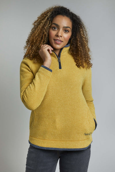 WEIRD FISH BEYONCE GRID FLEECE 10968