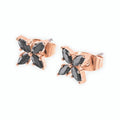 TIPPERARY CRYSTAL NOIR DIAMOND STUD EARRINGS 142804