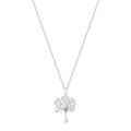 TIPPERARY CRYSTAL TREE OF LIFE & PINK HEART CZ SILVER PENDANT 156913