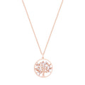TIPPERARY CRYSTAL TREE OF LIFE CIRCLE WITH CLEAR MARQUISE CZ RG PENDANT 156937