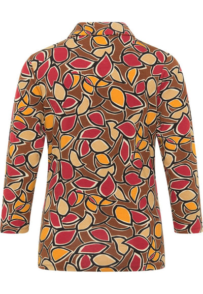 LONG SLEEVE POLO TOP PATTERN 17470022 35