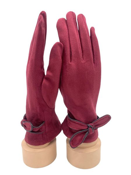 LADIES GLOVE 3028-BURGANDY