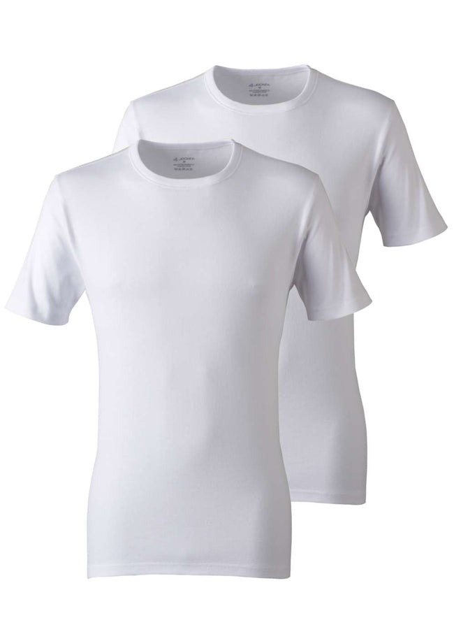 Short Sleeve Vest 2 Pack by Jockey - White, Xl