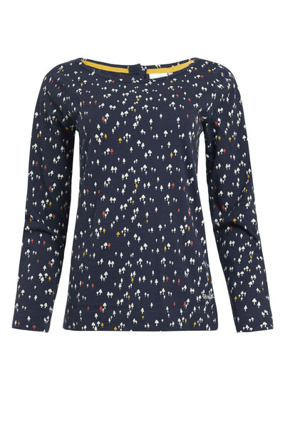 WEIRDFISH TOP TUPELO 18693 NAVY