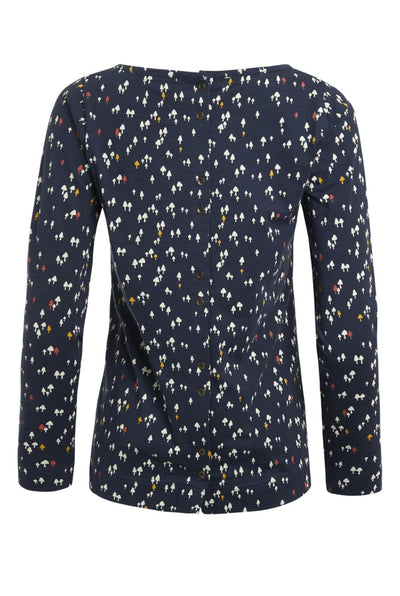 WEIRDFISH TOP TUPELO 18693 NAVY