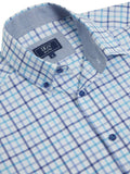 Drifters Short Sleeve Mans Shirt 14308 - Blue, l