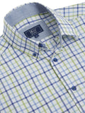 Drifters Mans Short Sleeve Shirt 14308 - Green, l