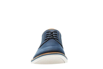 Clarks Mans Shoe Atticus Lace Navy - 9.5