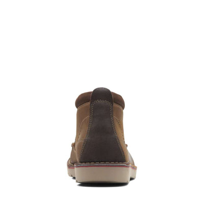 Clarks Mans Boot Vargo Mid Tan - 10