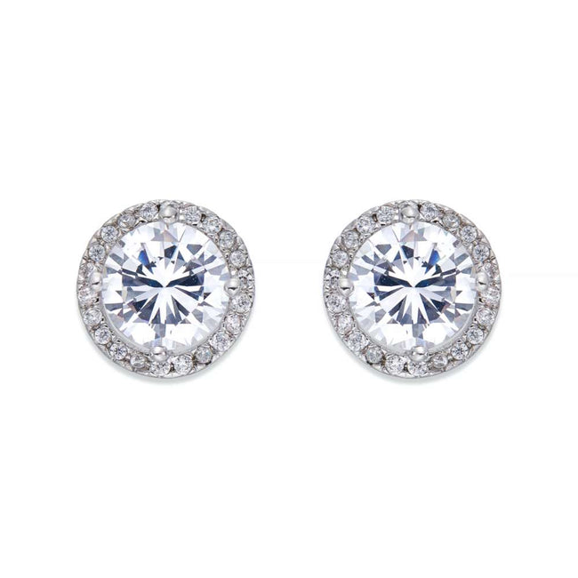 Shira Earrings Crystal Stud 13-142