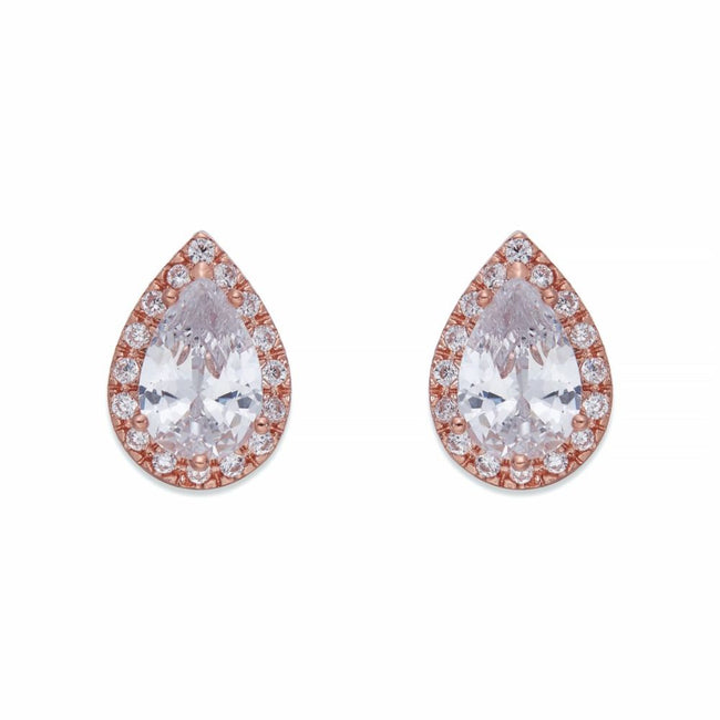 Teardrop Crystal Stud Earrings EARRING 3-54