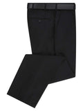Douglas & Grahame Classic Wool Trousers 70483/00 - Black Short, 36
