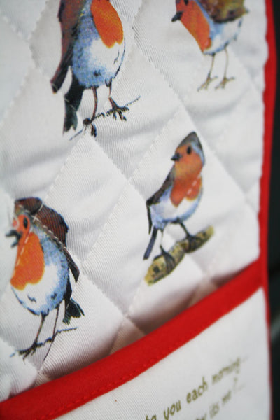 Little Red Robins Double Ovenglove 564OV
