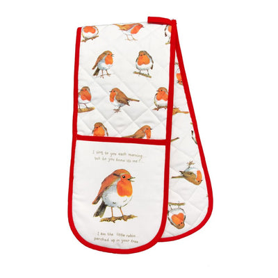 Little Red Robins Double Ovenglove 564OV