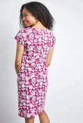 Tallahassee Organic Cotton Printed Day Dress 19127-BERRY