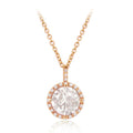 TIPPERARY CRYSTAL PENDENT ROUND WITH CZ AND PAVE 123731
