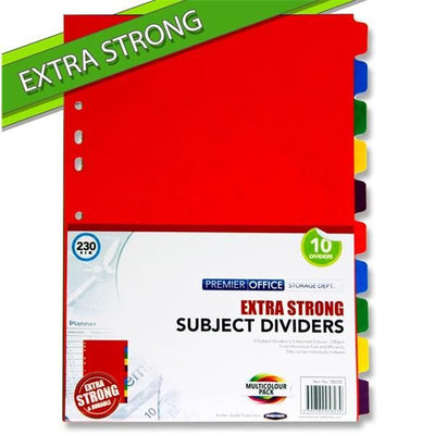 XTRA STRONG SUBJECT DIVIDERS A2858230