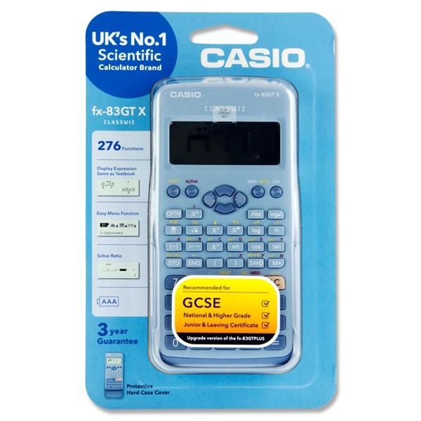 Casio Fx-83gtx Scientific 276 Functions Calculator B39FX83GTX-BLUE