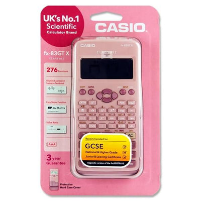 Casio Fx-83gtx Scientific 276 Functions Calculator B39FX83GTX-PINK